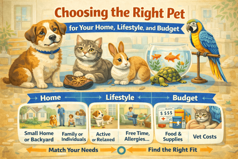 Choosing the Right Pet for Your Home, Lifestyle, and Budget