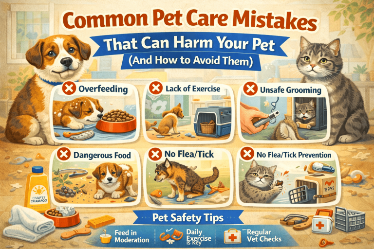 Common Pet Care Mistakes That Can Harm Your Pet (And How to Avoid Them)