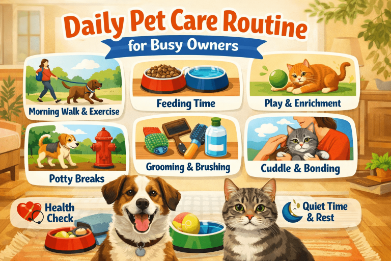 Daily Pet Care Routine for Busy Owners (A Complete Practical Guide)