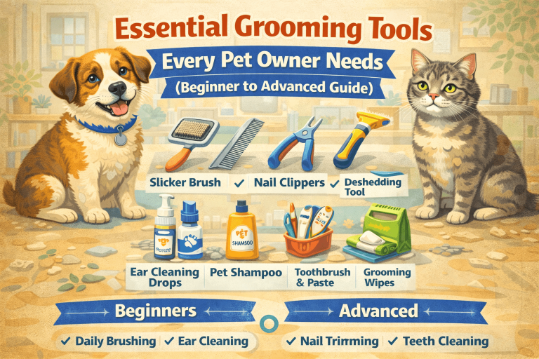 Essential Grooming Tools Every Pet Owner Needs (Beginner to Advanced Guide)