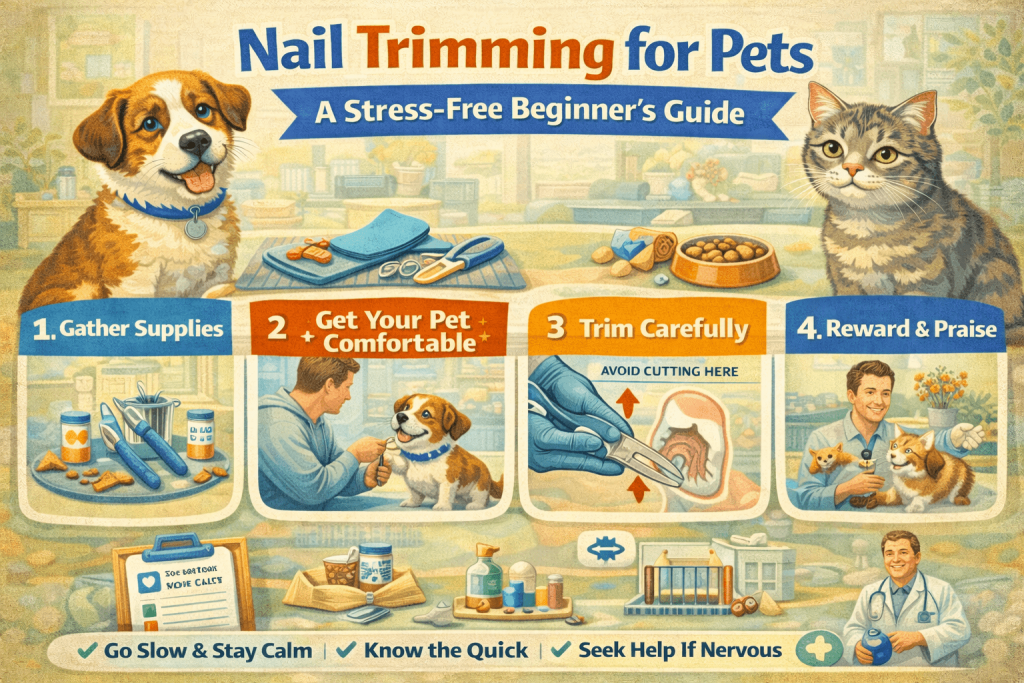 Nail Trimming for Pets: A Stress-Free Beginner’s Guide