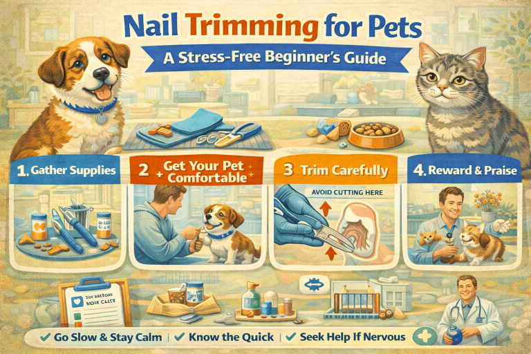 Nail Trimming for Pets: A Stress-Free Beginner’s Guide