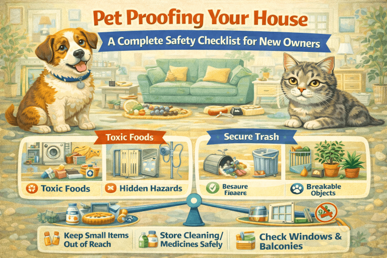 Pet Proofing Your House: A Complete Safety Checklist for New Owners
