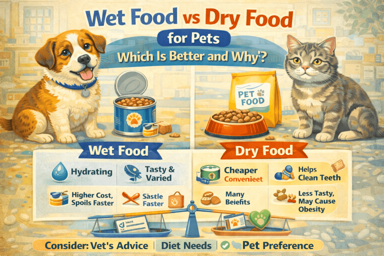 Wet Food vs Dry Food for Pets: Which Is Better and Why?