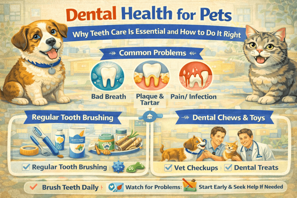 Dental Health for Pets: Why Teeth Care Is Essential and How to Do It Right