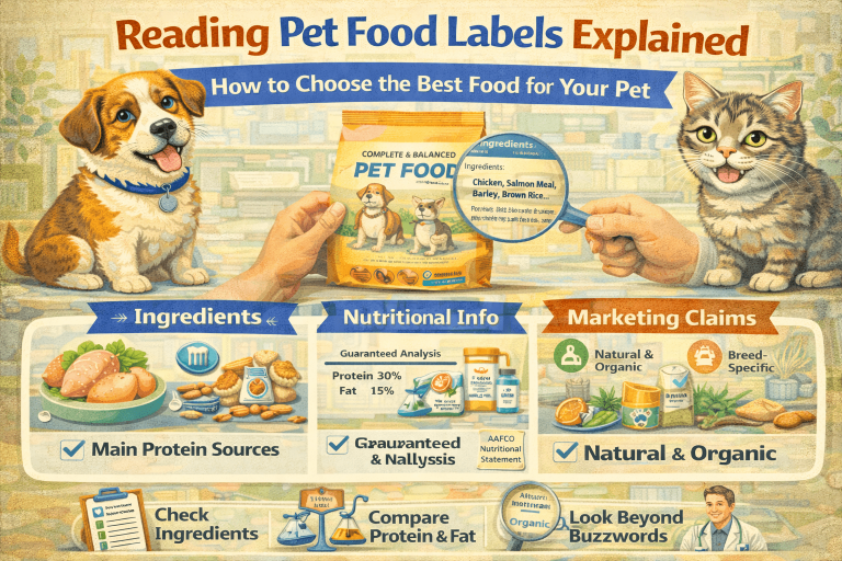 Reading Pet Food Labels Explained: How to Choose the Best Food for Your Pet